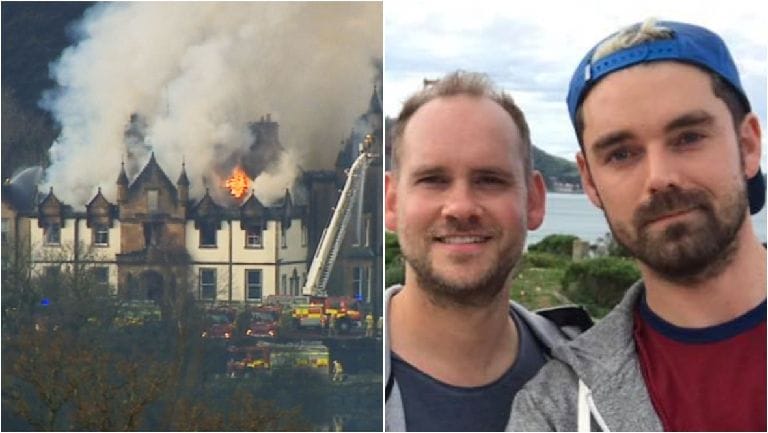Simon Midgley and Richard Dyson died in the fire. 