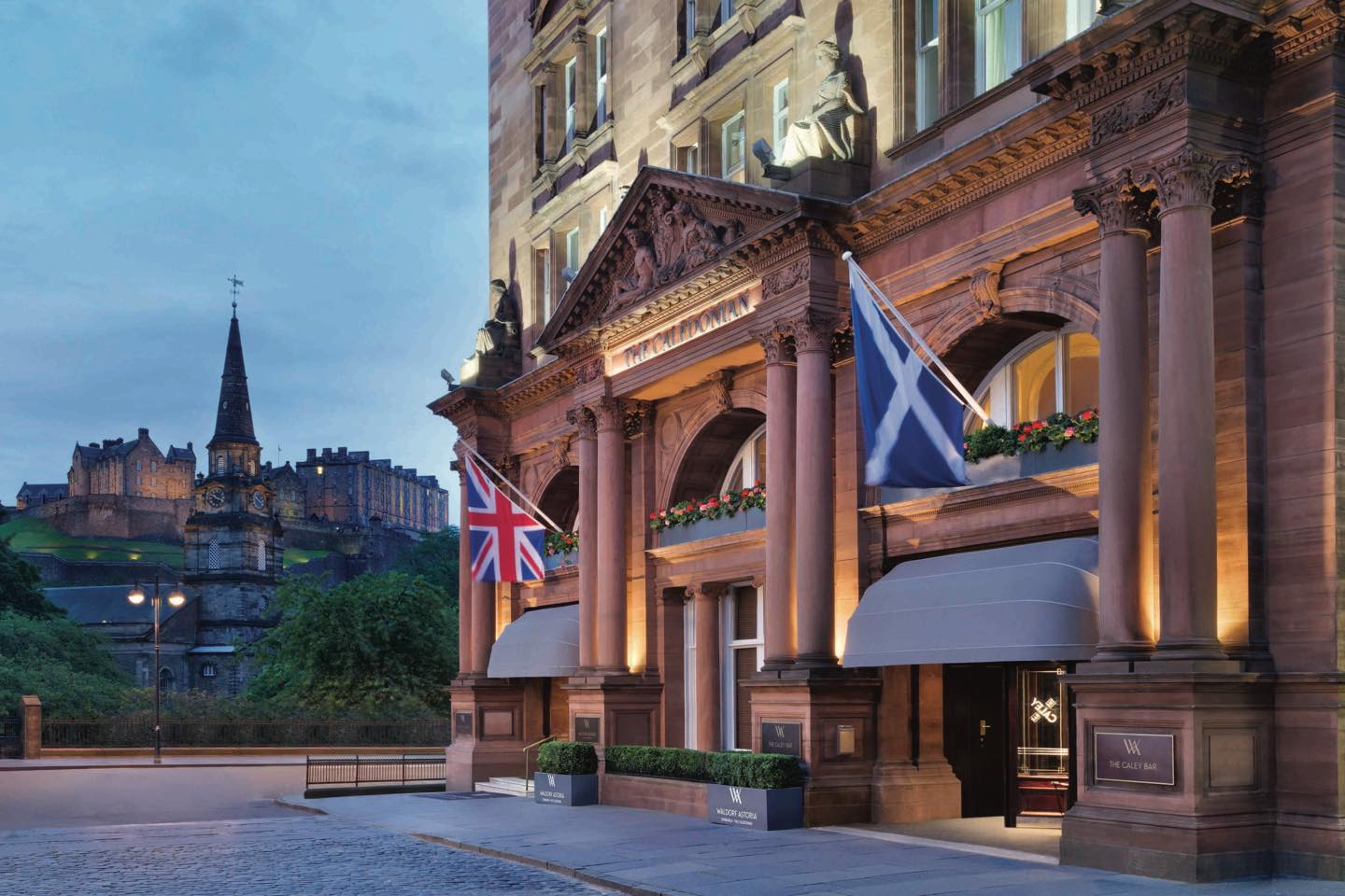 Luxury: The hotel has closed its doors. <strong>Waldorf Astoria Edinburgh – The Caledonian</strong>”/><cite class=cite></cite></div><figcaption aria-hidden=true>Luxury: The hotel has closed its doors. <strong>Waldorf Astoria Edinburgh – The Caledonian</strong> <cite class=hidden></cite></figcaption></figure><p>In a statement posted on Facebook, the company said: “It is with heaviness of heart that we announce in response the UK Government’s guidelines, that we have temporarily suspended operation of our hotel until April 24th.</p><p>“This is certainly not a goodbye, our team will continue to plan for the rest of the year and are committed to fully restoring operation of our iconic hotel as soon as possible.”</p><p><strong>Flights from 11 airports to be grounded</strong></p><p>Flights from 11 airports across Scotland will be grounded this weekend amid the coronavirus pandemic.</p><p>On Thursday morning, <a href=https://news.stv.tv/scotland/flights-from-11-airports-to-be-grounded-this-weekend>Highlands and Islands Airports Limited (Hial) confirmed</a> it would remain open for lifeline and essential services, however bosses were forced to make the “difficult, but necessary, decision” to close its airports to scheduled flights and routine aviation traffic with effect from Sunday.</p><p>Hial – which is owned by the Scottish Government – operates and manages Barra, Benbecula, Campbeltown, Dundee, Inverness, Islay, Kirkwall, Stornoway, Sumburgh, Tiree and Wick John O’ Groats airports.</p><figure class=