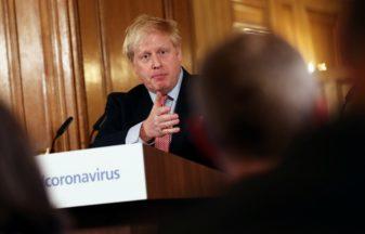 Boris Johnson coronavirus address March 12 2020.
