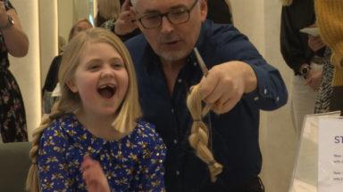 Cancer survivor donates hair to make wigs for a second time