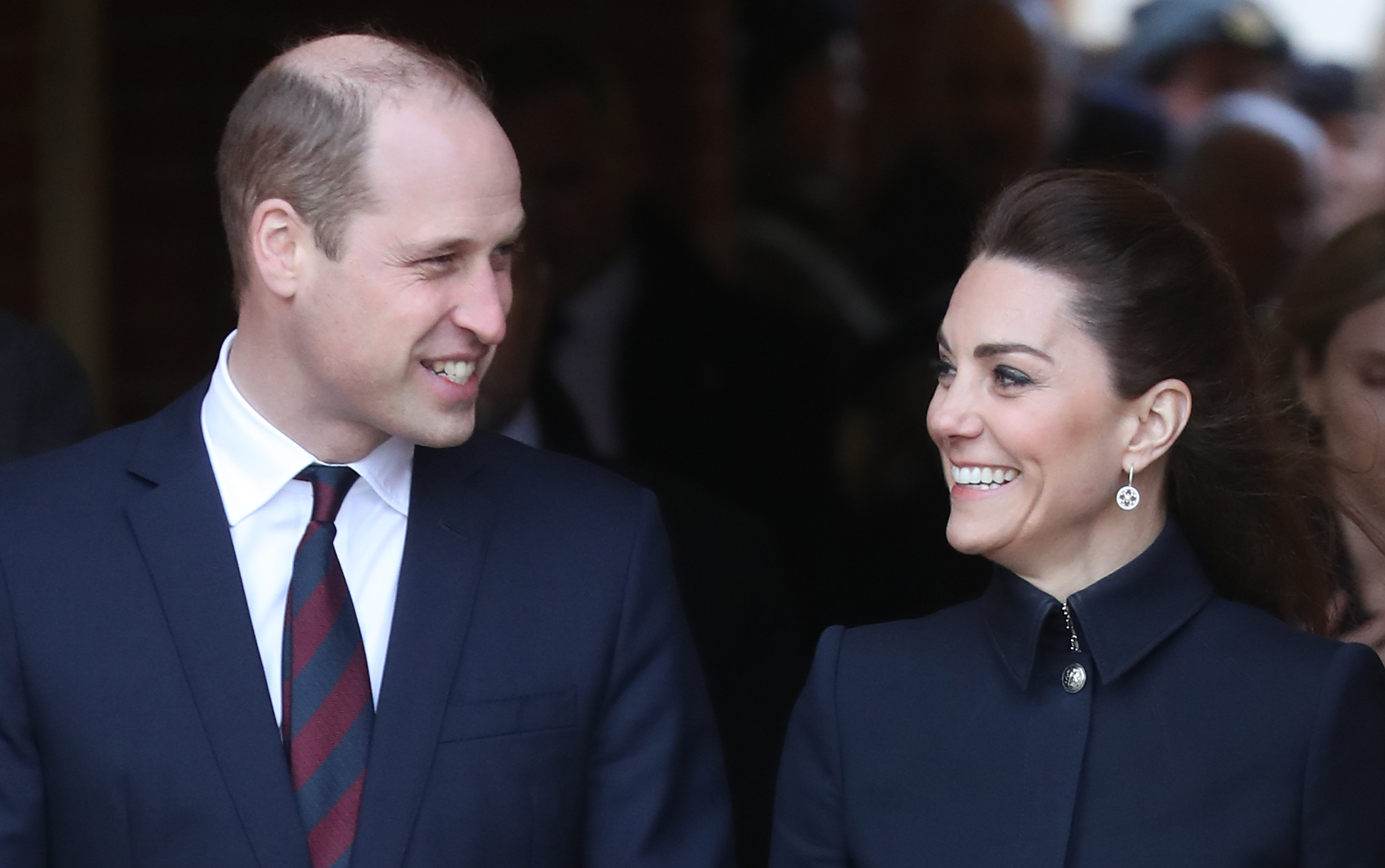 Royal: The Duke and Duchess of Cambridge spoke to NHS staff in Airdrie.