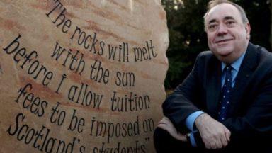 University to remove stone unveiled by Alex Salmond