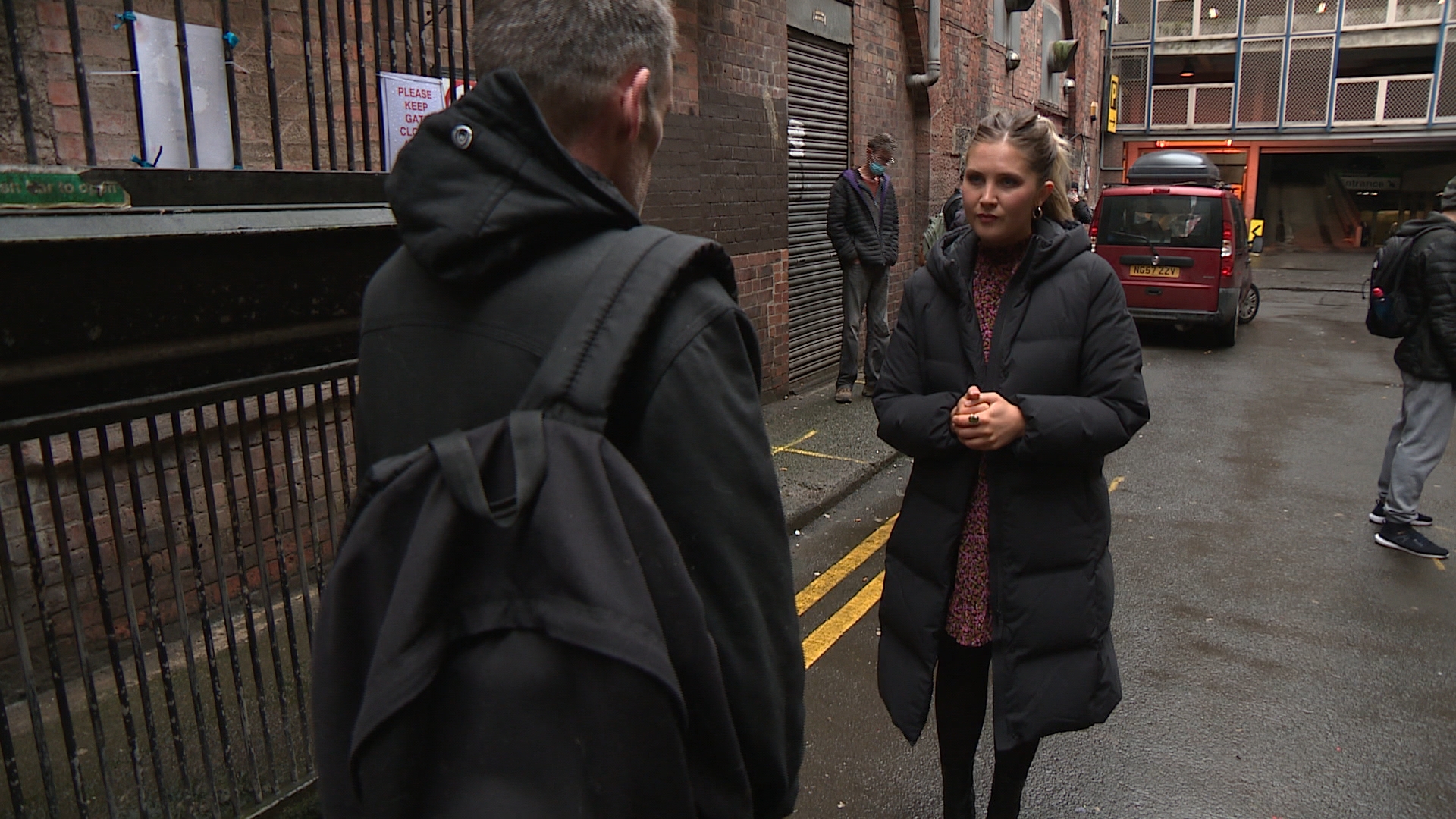 STV News reporter Polly Bartlett speaks to Andy, who relies on The Marie Trust.