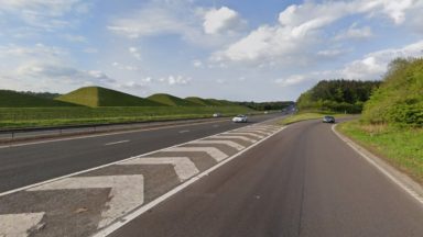 Man dies after being hit by van as M8 closed for hours