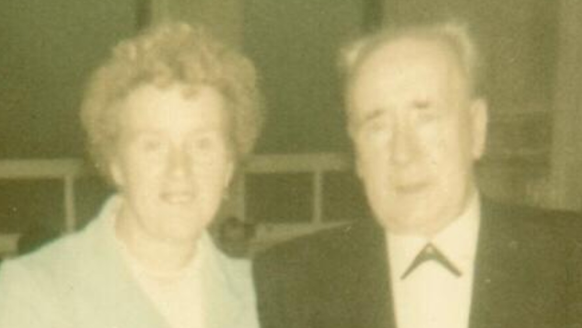 George's parents Jeanie and Robert Beattie.