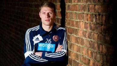 Tributes at Tynecastle to former Hearts captain Zaliukas