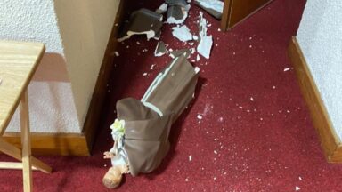 Holy statue smashed during break-in to Catholic church