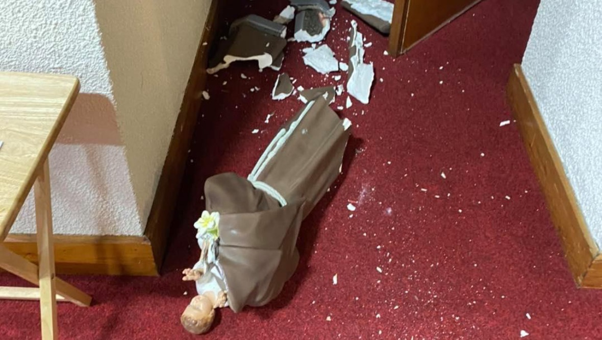 Holy statue smashed during break-in to Catholic church