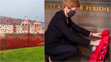 Scots mark Remembrance Sunday across country