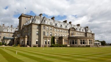 Gleneagles Hotel in Perthshire named the best place to stay in the UK by The Times and Sunday Times