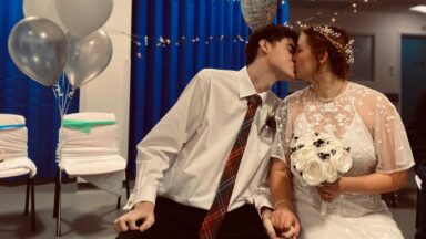 Couple wed in hospital in ceremony organised by staff