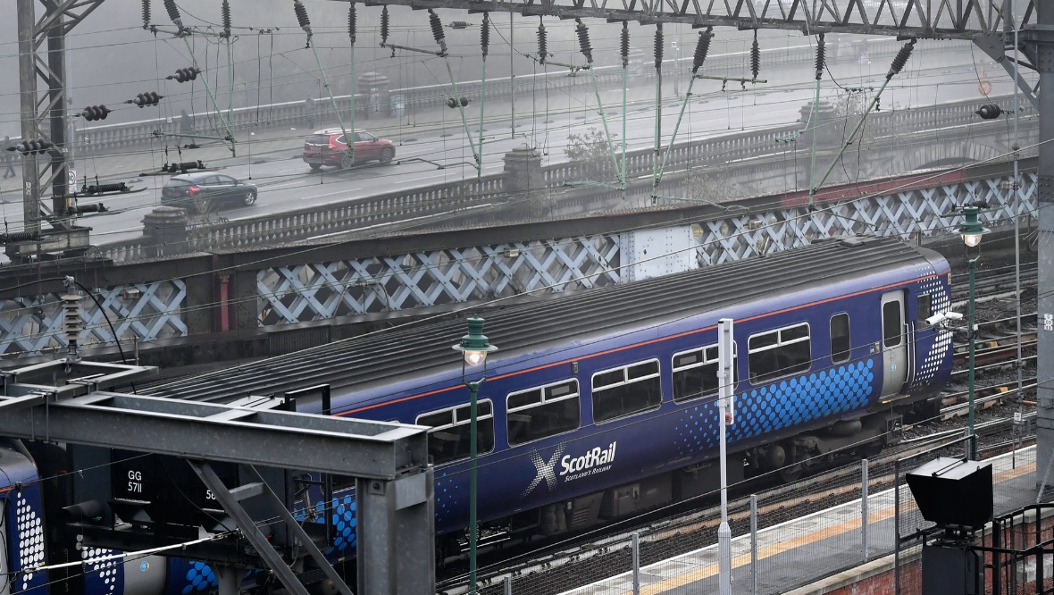 ScotRail said most of its services will face disruption due to bad weather this weekend.