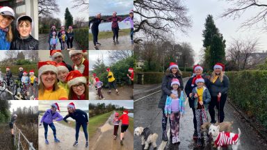 Staying at ho-ho-home: Runners take part in virtual Santa Dash