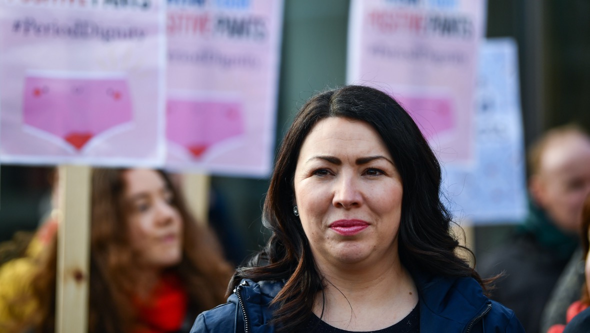 MSP Monica Lennon campaigned to make period products free in Scotland.