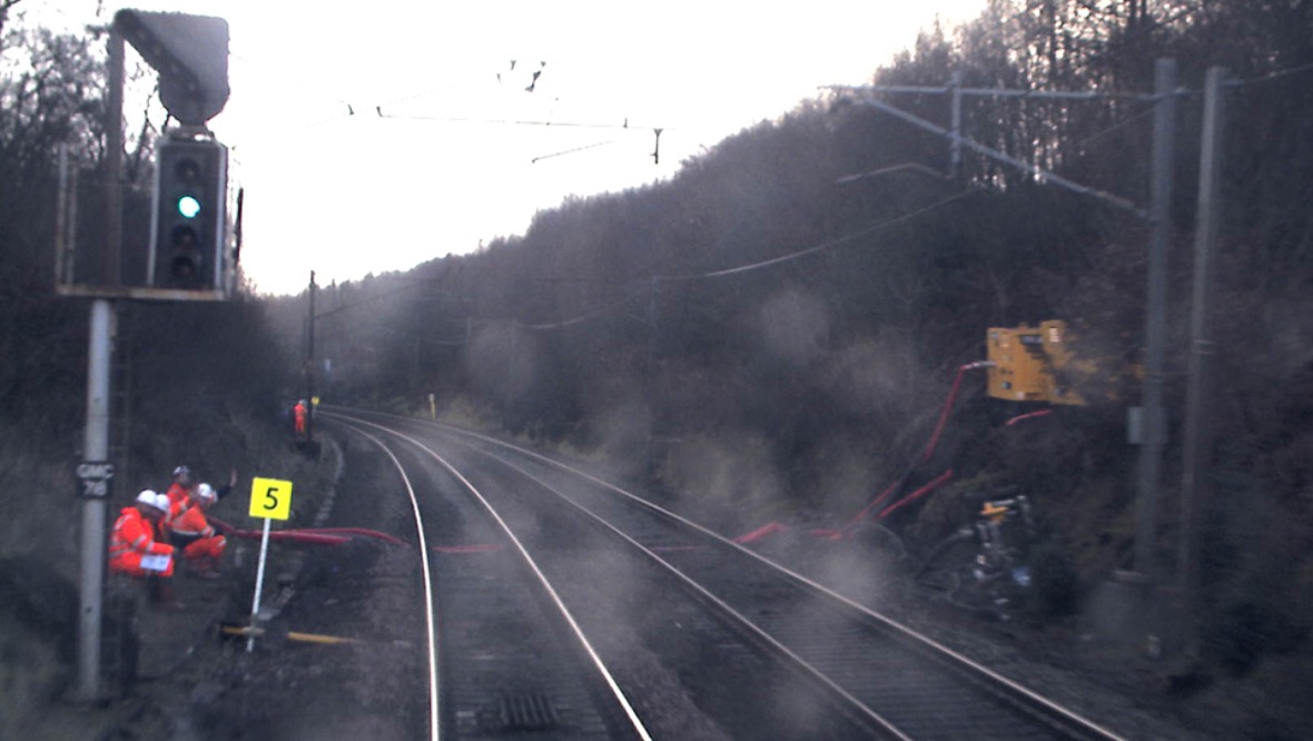 Passenger train sped into 5mph emergency zone at 45mph