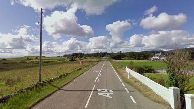 Woman taken to hospital after crash closes stretch of A9