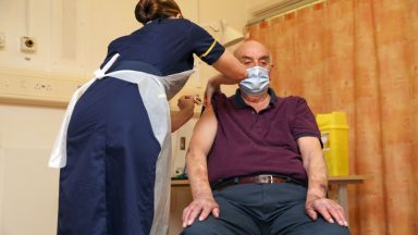 Dialysis patient ‘proud’ to be first to get Oxford Covid jab
