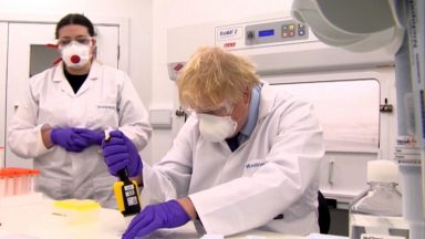 Vaccine visit might not give Johnson a shot in the arm