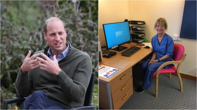 William thanks Western Isles health staff on phone to nurse