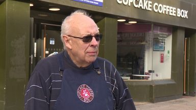 Lonely pensioner takes up part time job at coffee shop