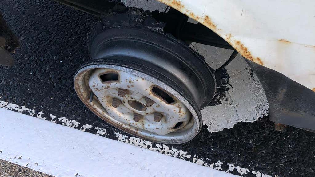 Motorist charged after ‘driving vehicle with missing tyre’