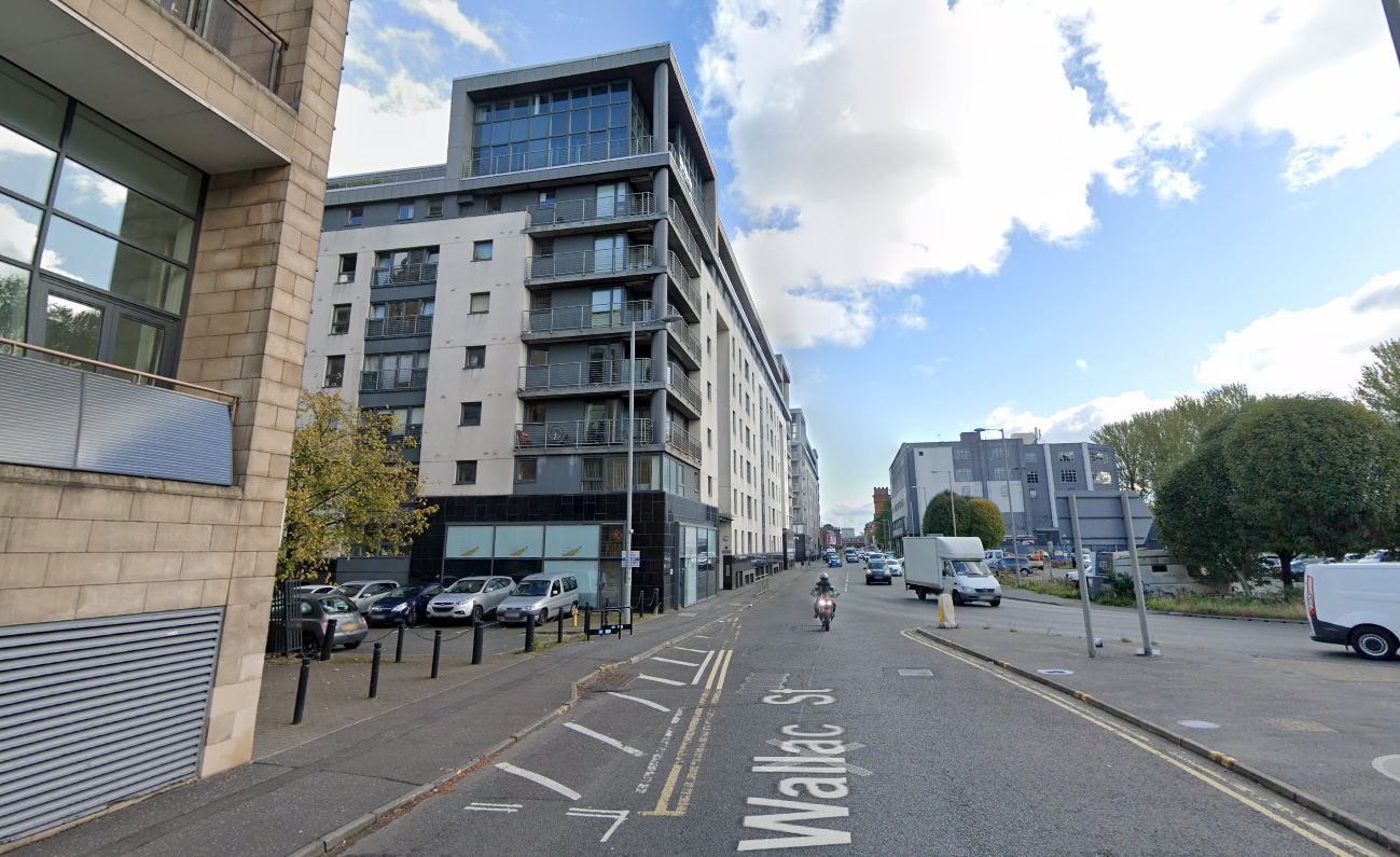 Wallace Street, Glasgow (Google Maps)