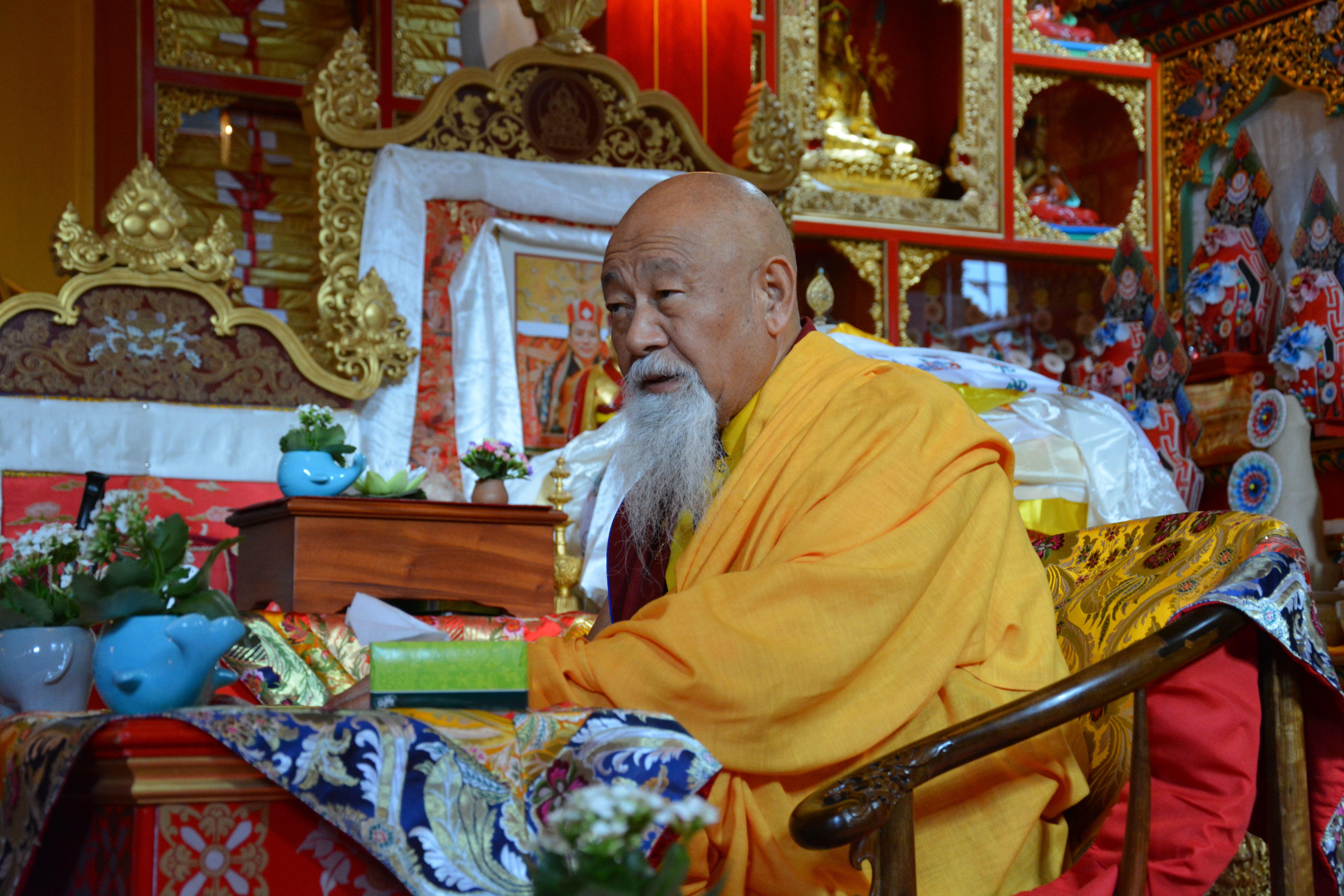 Abbot Lama Yeshe Losal Rinpoche (Kagyu Samye Ling Monastery)