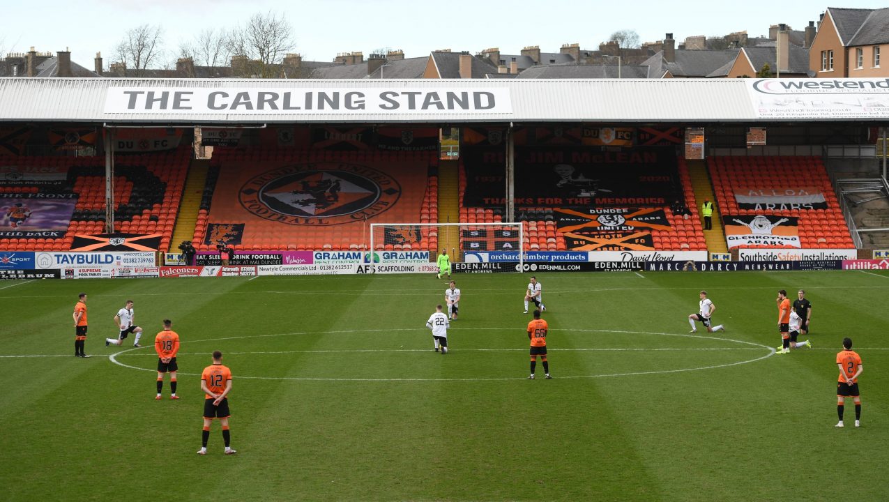 Motherwell and Dundee Utd join clubs no longer taking the knee