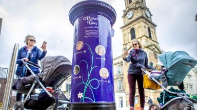 Royal Mail launches special postboxes to mark Mother’s Day