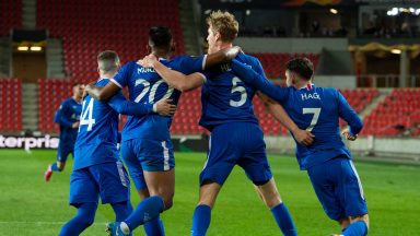 Slavia Prague 1-1 Rangers: Helander goal earns draw in Prague