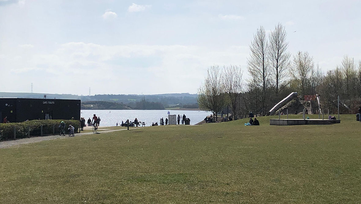 Lochore Meadows in Fife.