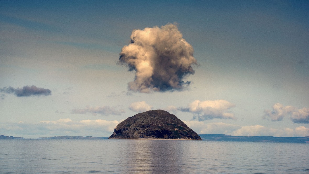 ‘Alien invasion’: Massive cloud captured over Ailsa Craig