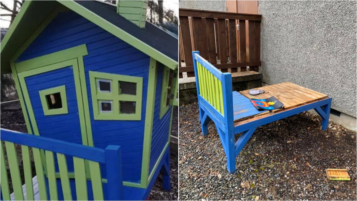 Children’s playhouse stolen within hours of being donated