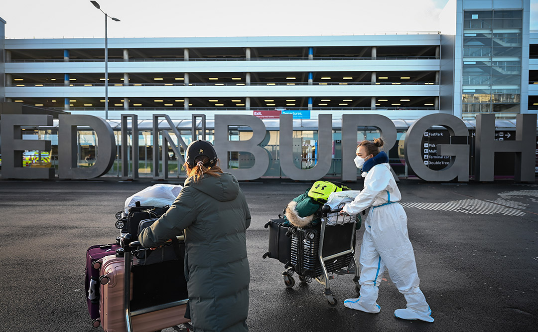 Travellers to Scotland face pre-departure tests amid Omicron fears