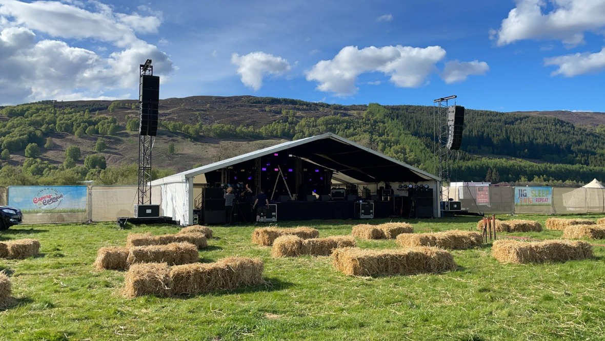 Scotland hosts first outdoor music festival since lockdown