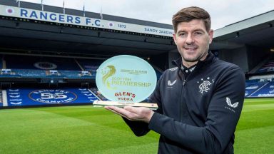 Rangers boss Steven Gerrard named as SPFL manager of the season