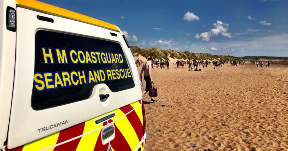 Ardrossan Coastguard was deployed across Ayrshire. 