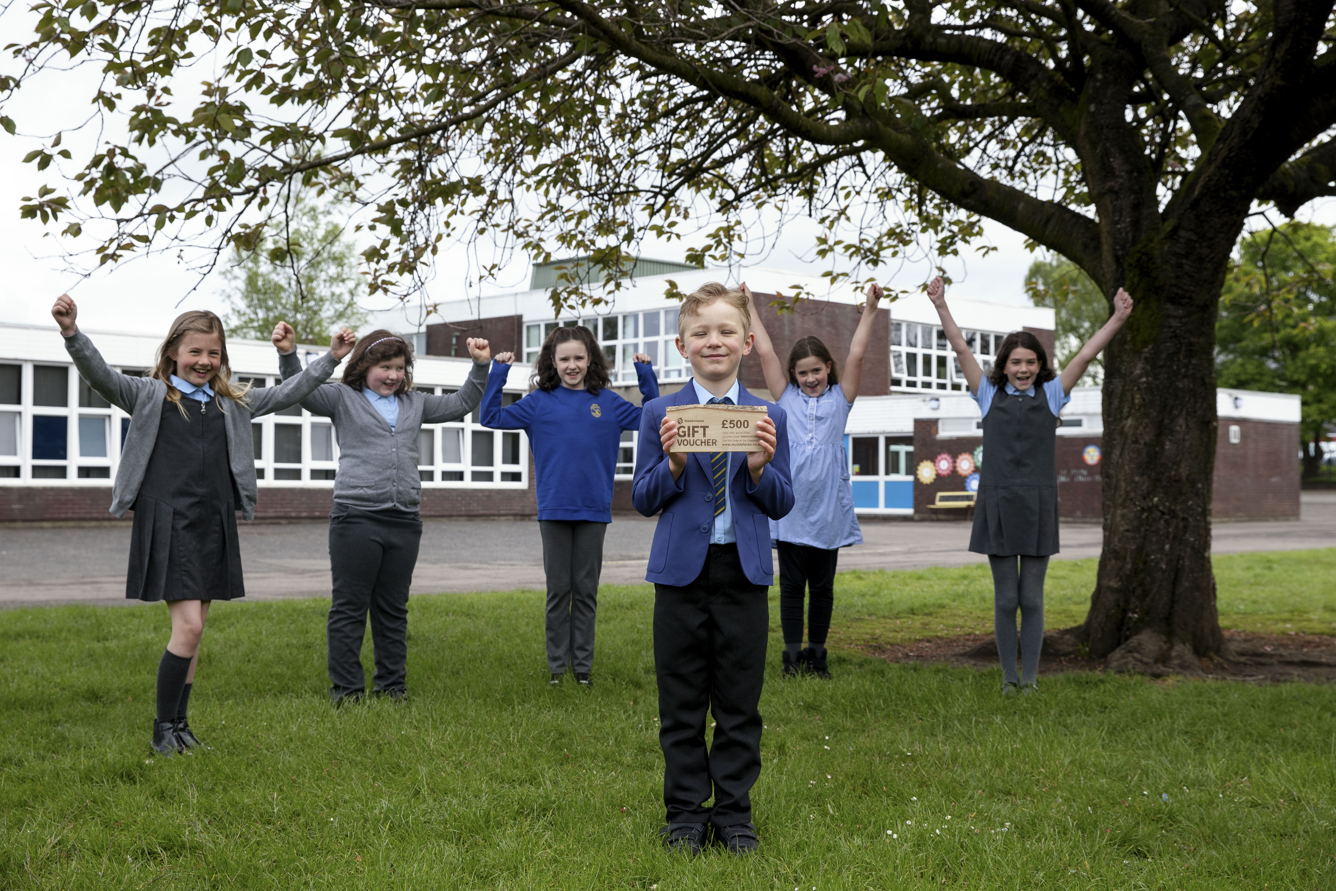 Oxgang Primary School will benefit from the £500 den-building voucher. 