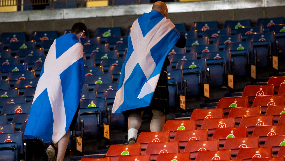 Scotland fans leave Hampden knowing their dream is in tatters.