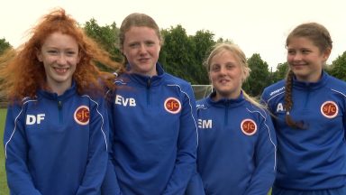 Young footballers thrilled to see Scotland in major tournament