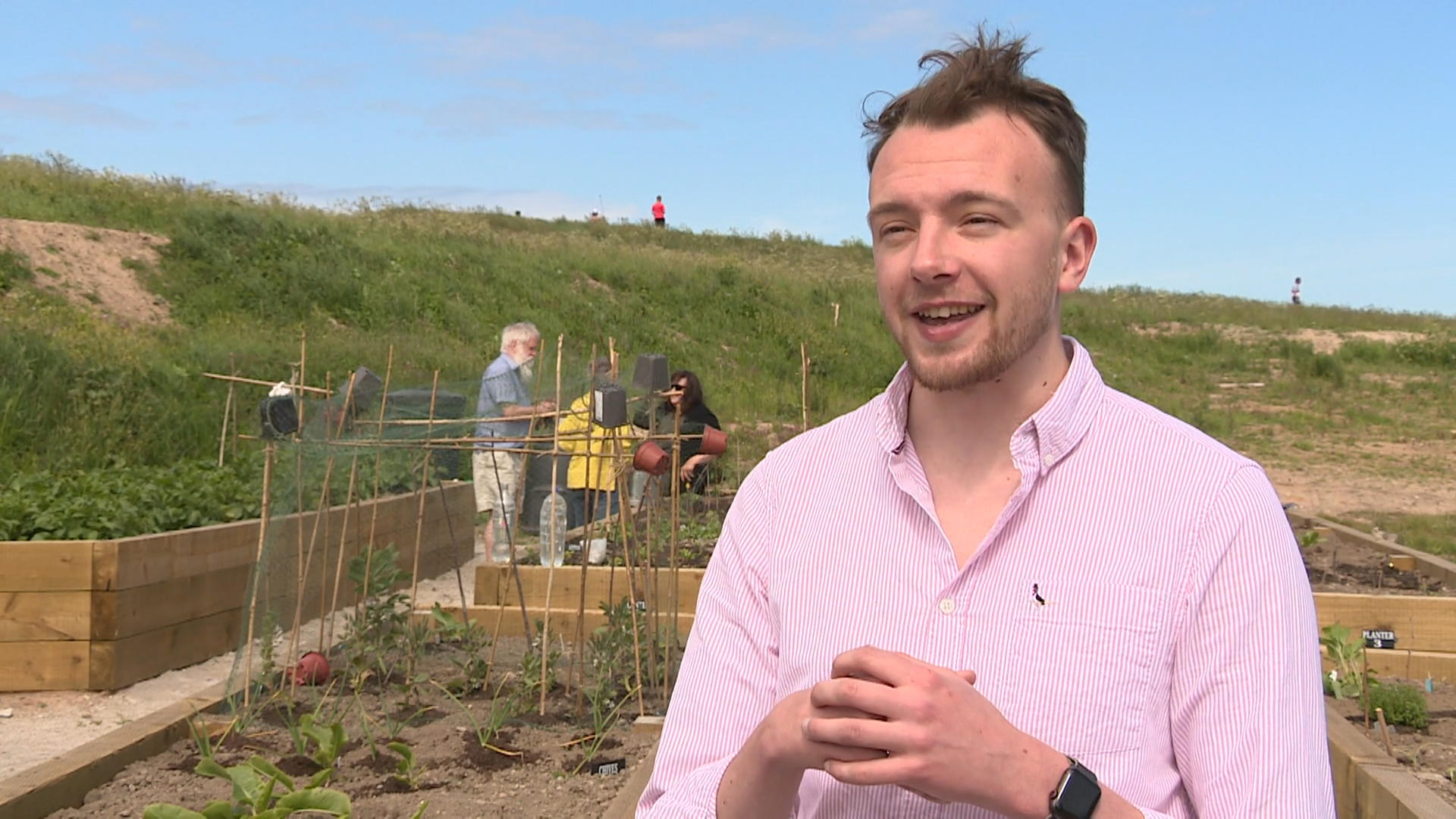 George Ballamy set up St Fitticks edible garden in Torry