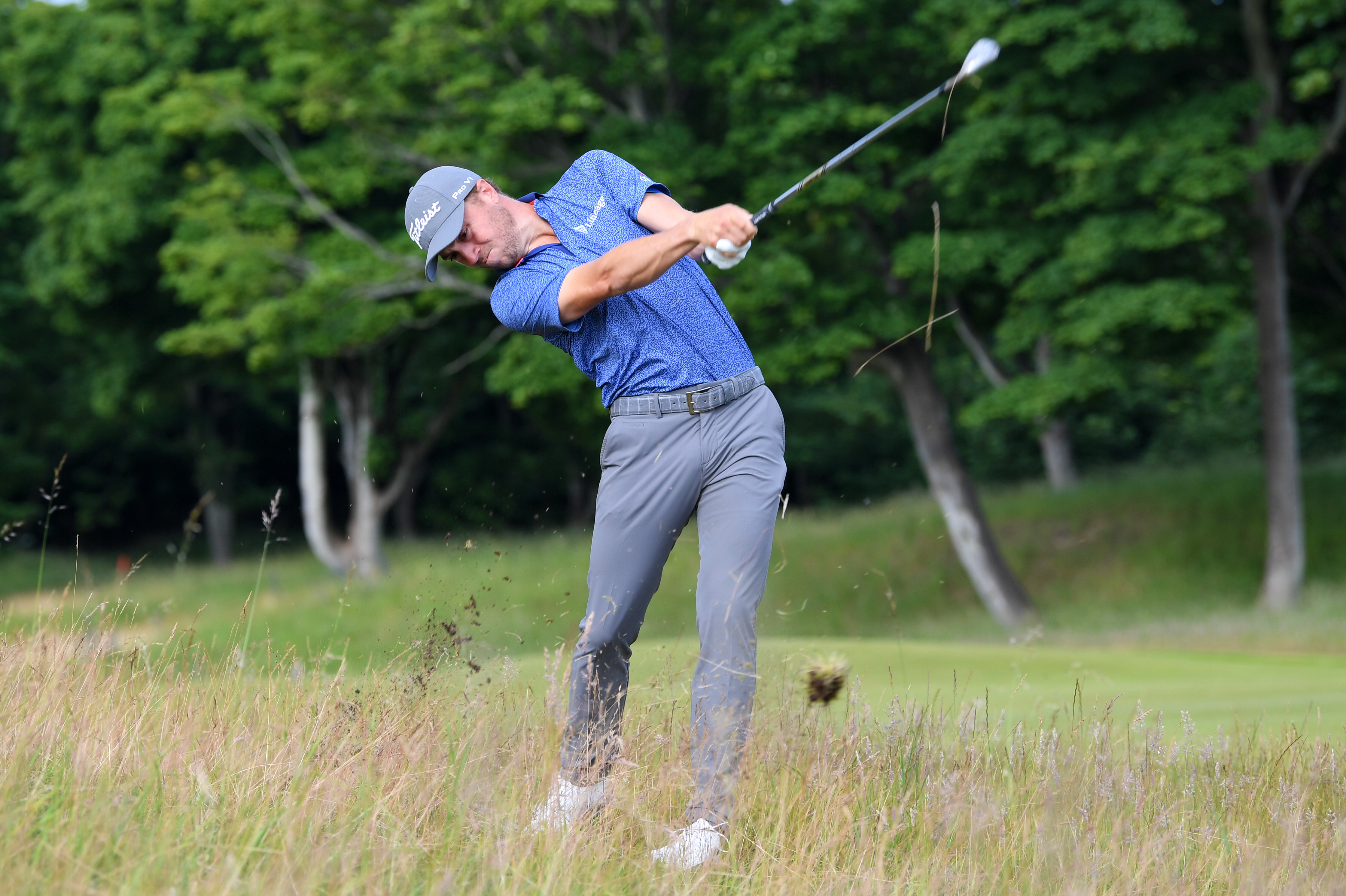 Justin Thomas during the Scottish Open on Friday.