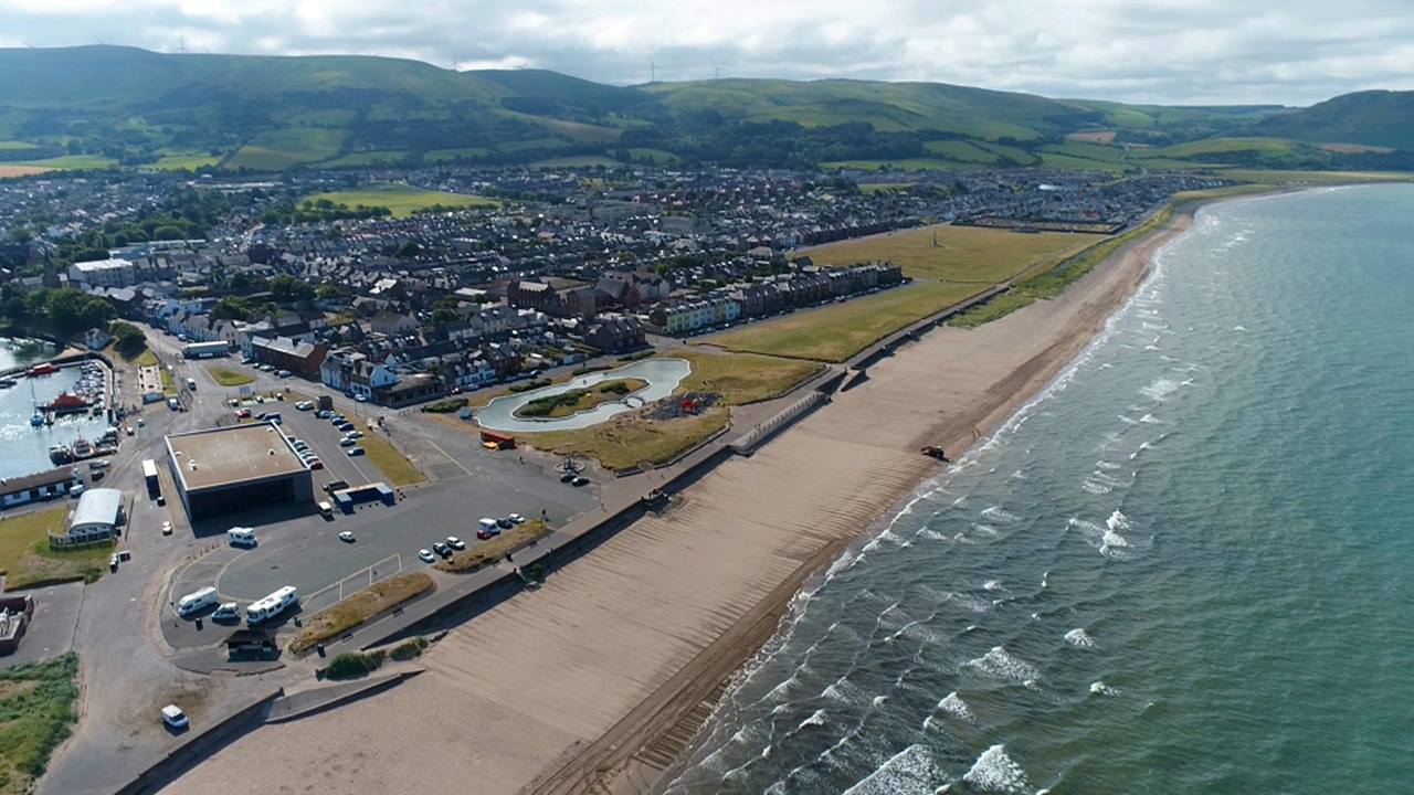 Girvan beach has been honoured with an award for its quality.