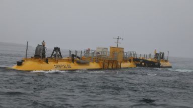 ‘World’s most powerful’ tidal turbine switched on