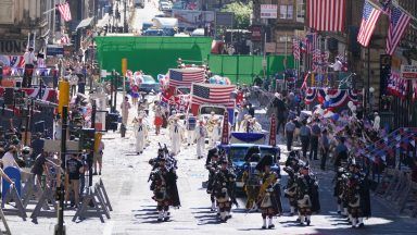 Glasgow on parade: Indiana Jones chase scene filmed in city centre