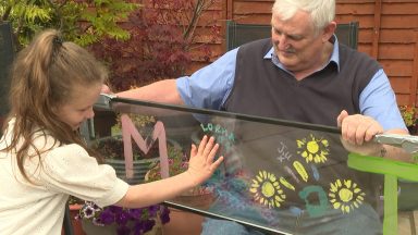 Late nurse’s handprint saved from old hospital window for family