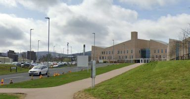 Two patients sharing single rooms at Dumfries and Galloway NHS hospital operating over capacity, report says