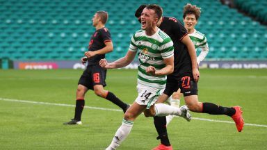 Celtic cruise into Europa League play-off with 3-0 win