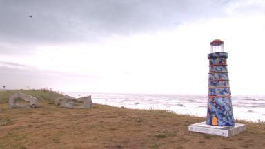 Colourful trail of lighthouse sculptures decorate streets