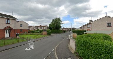 Police comb scene after gun fired in residential street